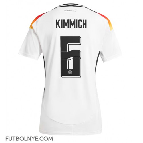 Camiseta Alemania Joshua Kimmich #6 Primera Equipación para mujer Eurocopa 2024 manga corta